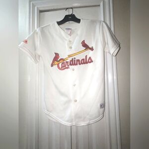 Vtg Majestic St.Louis Cardinals Albert Pujols Embroidered Jersey 🔥